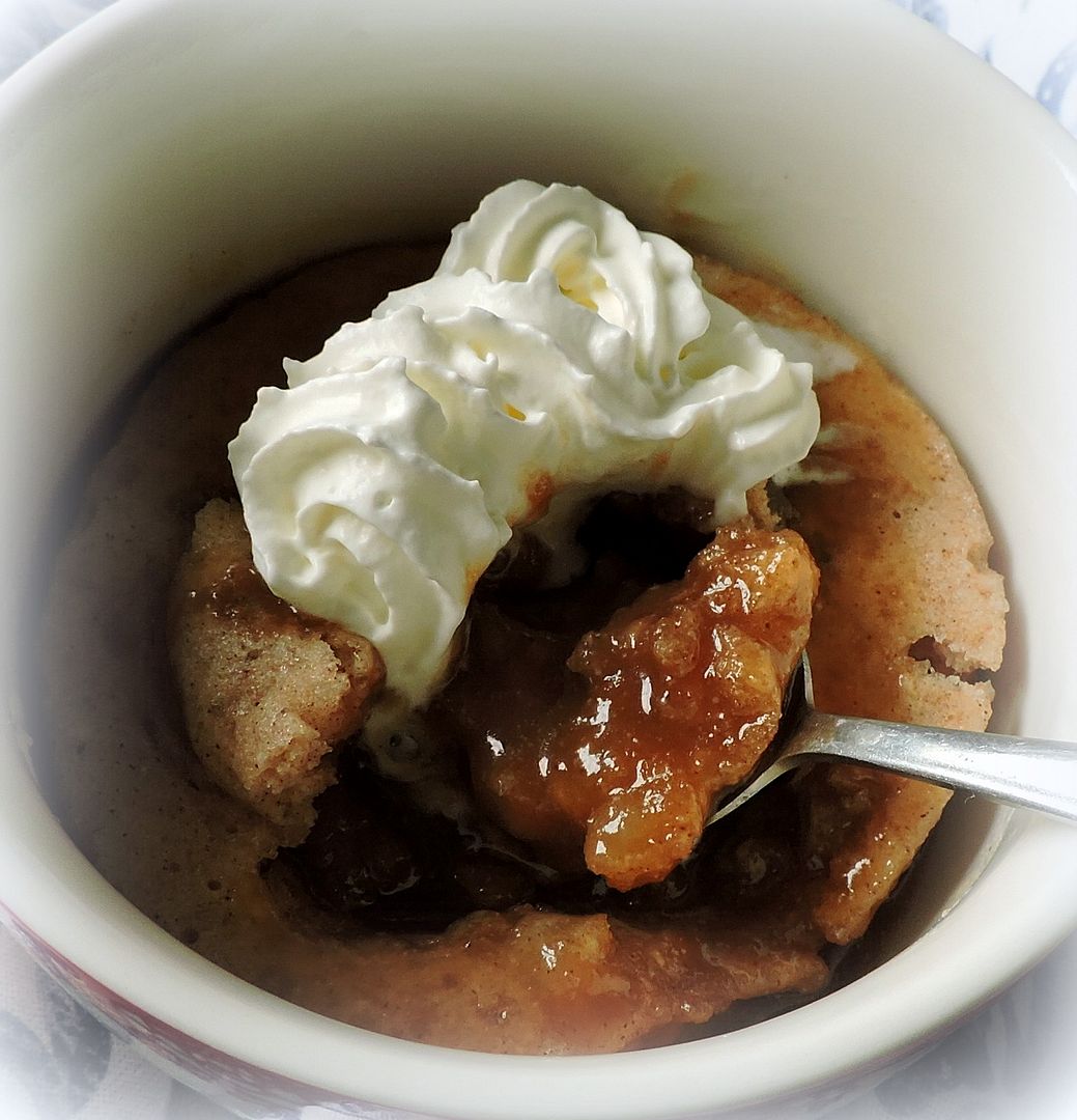 Caramel Apple Mug Cake The English Kitchen